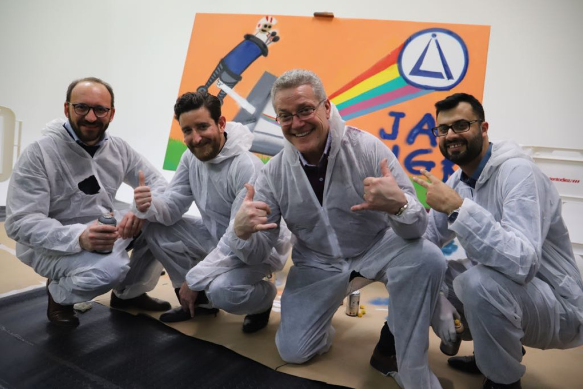Pintura de murales para team building en Madrid: actividad artística creativa y colaborativa para empresas